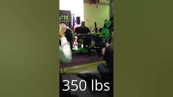 Justin Mazza 350lb Bench 500lb Deadlift