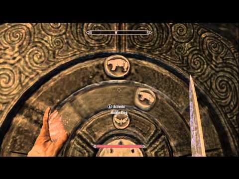 Video: Skyrim Golden Claw Kvests - Durvju Mīklu Risinājums Un Pārskats Par Bleak Falls Barrow Zemnīcu