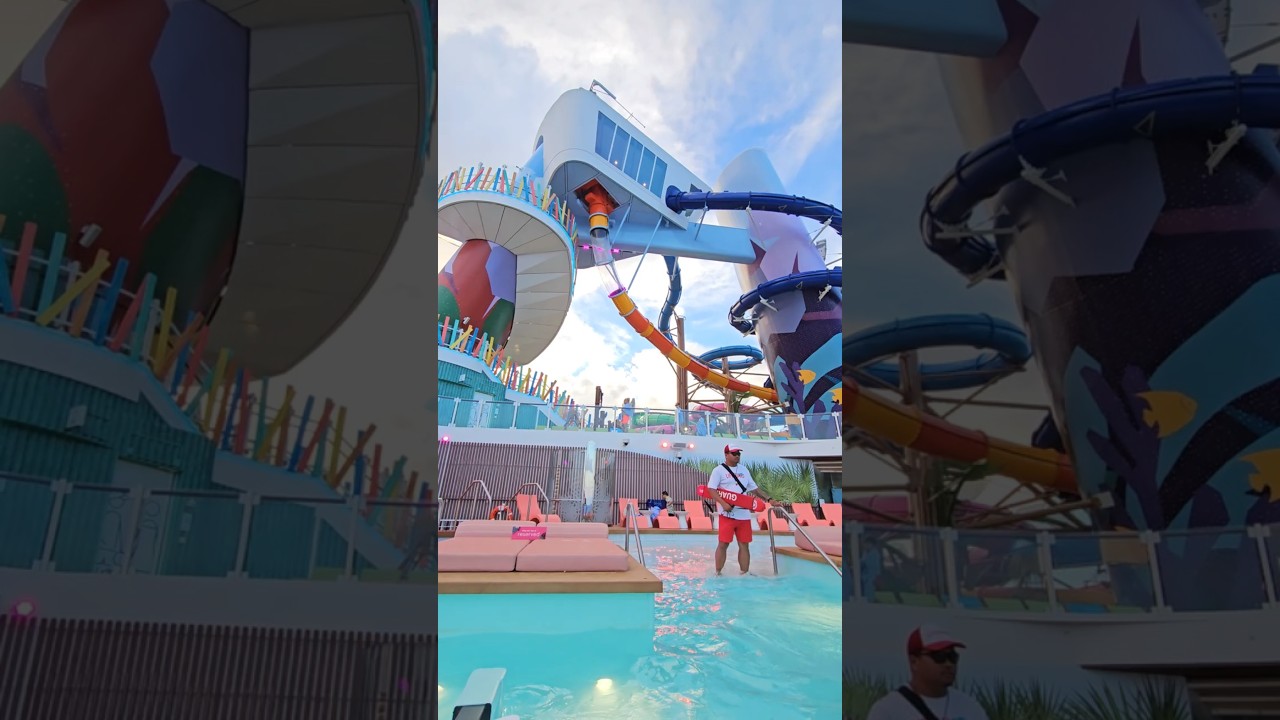 The Star of the pool #staroftheseas #hideaway #cruiselife #cruiseship #cruisetour #dubai #nigerian