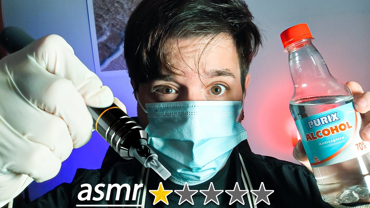 asmr EL PEOR TATUADOR
