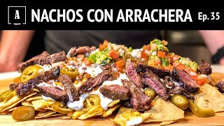 Nachos Con Arrachera y Queso | Receta Sencilla de Nachos Bañados | Ep. 35 - Antojitos de Arnie