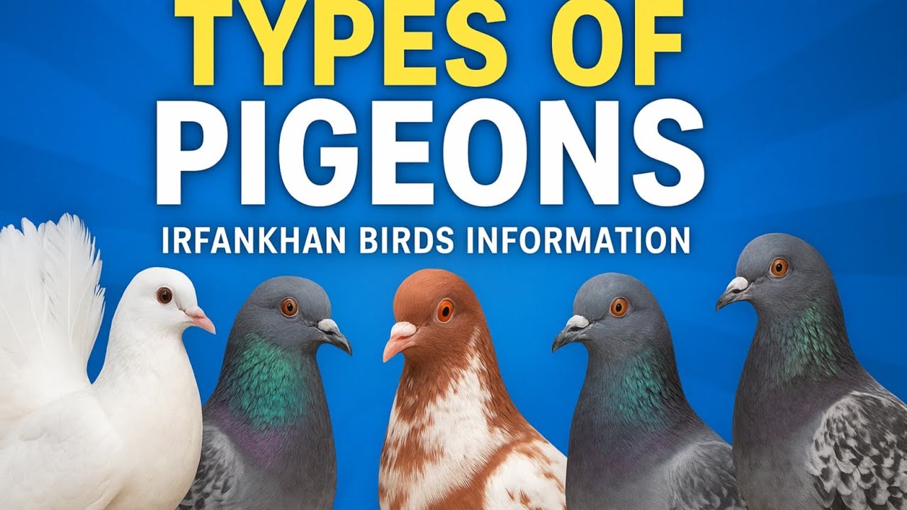 Types of Pigeons Explained | Amazing Pigeon Breeds & Species | IRfanKhan Birds Information