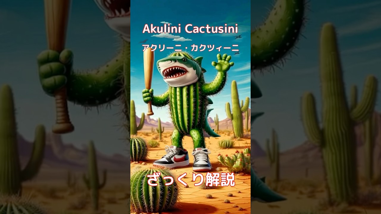 【#italianbrainrot 】Akulini Cactusini アクリーニ・カクツィーニ【ざっくり解説】