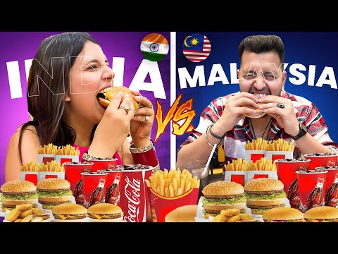 India Vs. Malaysia Burger king Menu 🤯 || किसमे है कितना दम ?