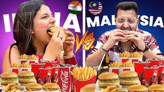 India Vs. Malaysia Burger king Menu 🤯 || किसमे है कितना दम ?