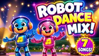 Zippy & Poppy Robot Dance Party MIX! 🤖🎶 | 7 Songs (17+ Minutes)