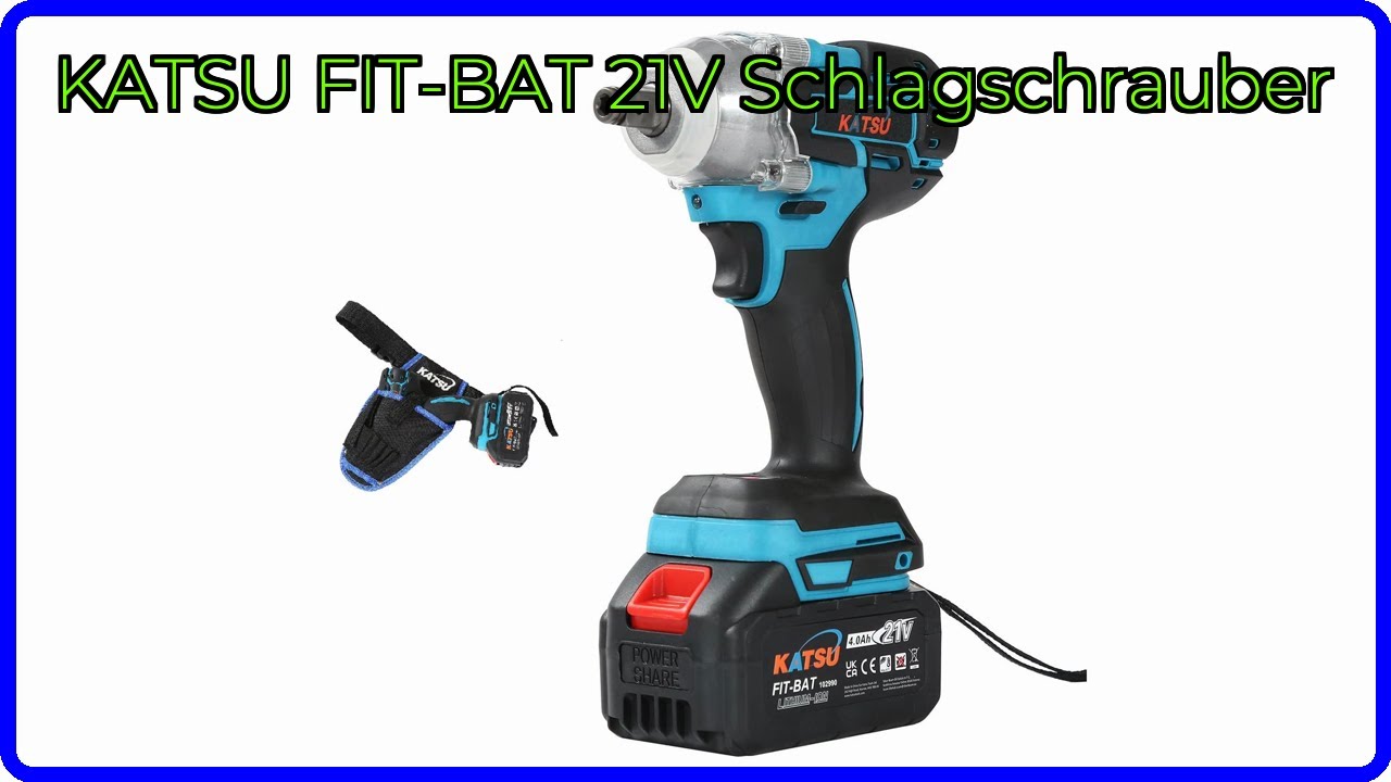 Katsu Fit-BAT 21 V, borstelloos, cirkelvormig, 125 mm