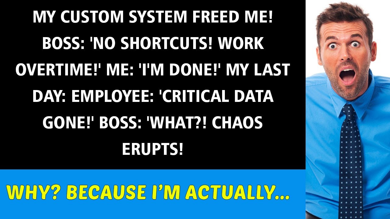 My Boss Said, Work. MeI Quit.' On My Last Day, the Team Panicked We