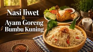 Just Use a Rice Cooker! Nasi Liwet   Yellow Spiced Fried Chicken That's This Delicious!!