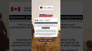 Good News Pgp 2024 Starting Soon Sponsor Parents For Canada Pr