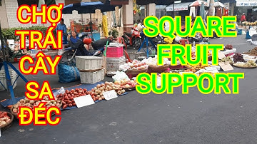 Chợ Trái Cây Sa Đéc Tỉnh Đồng Tháp || Sa Dec Fruit Market, Dong Thap Province