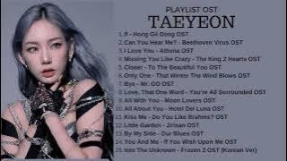 TAEYEON OST PLAYLIST | KDRAMA