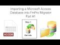 Importing a microsoft access database into fmpro migrator part 1 windows