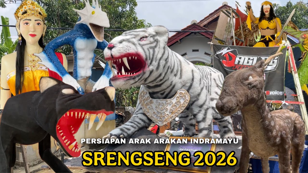 Persiapan Arak Arakan SRENGSENG 2026 Krangkeng Indramayu