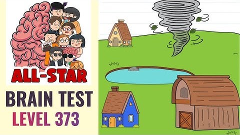 Brain Test All Star Level 373 | Keep that house safe from the tornado! | Walkthrough