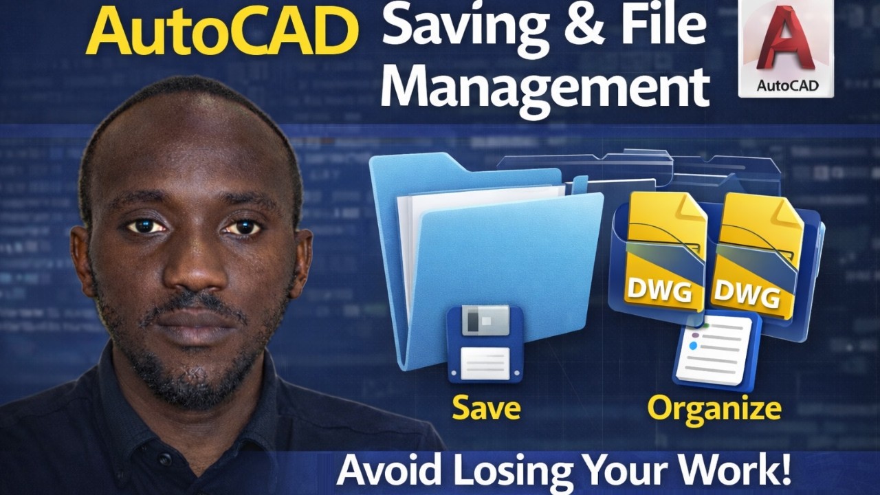 Autocad File Management Image AutoCAD Save & File Management | Never Lose Your Work Again! (Beginner ...