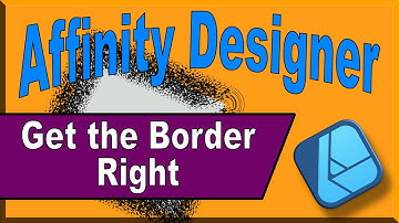 Affinity Designer How to define the size of a stroke on an object