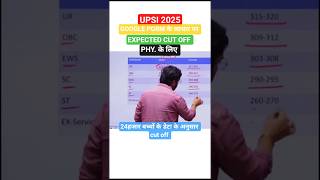 Upsi 2025-26 Expected Cut Off Safe Score Categary Wise Male & Female