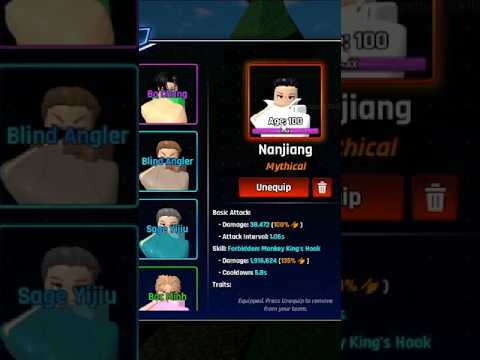 Khi có con Units max lv100 thì nó ra sao trong Fishing Master #roblox#FishingMaster