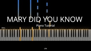 Mary, Did You Know | Piano Tutorial