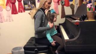 Staying balanced on the piano bench