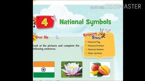 Class 3 EVS Chapter 4 National Symbols