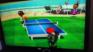 wii sports resort table tennis win