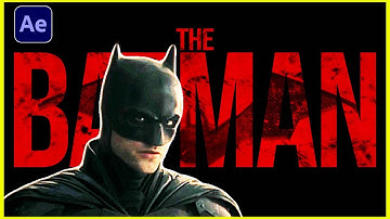 BATMAN title animation in 4 minutes