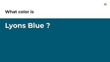 Lyons Blue color #005871 hex color - Green color - Warm color 005871