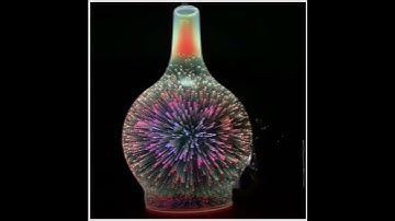 3D Firework Glass Vase Air Humidifier & Essential Oil Diffuser Mist Maker | Taketrends.com