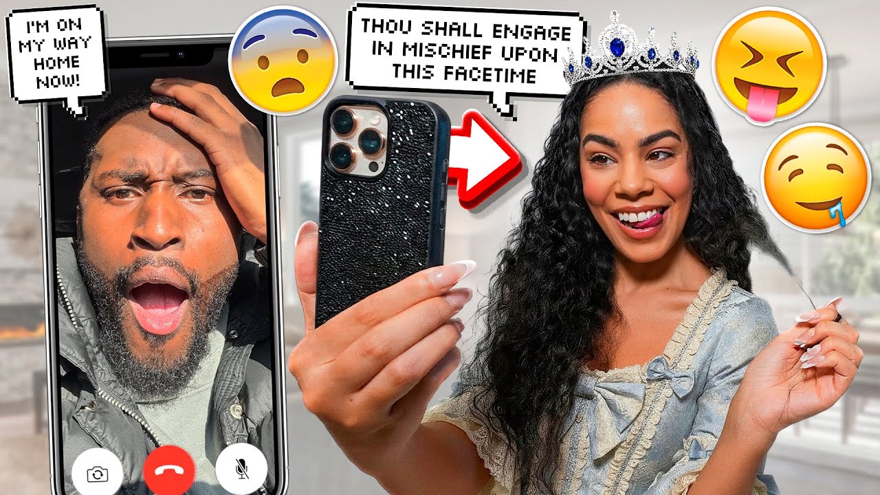 Flirting With My Husband in OLD  ENGLISH PRANK! *HILARIOUS REACTION*