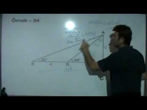 Özel Açılı Dik Üçgenler – 3. Bölüm: 15-75-90 ve 30-30-120