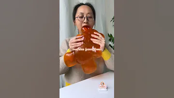 Cat ChangAn Makes The World S LARGEST Gummy Bear Homemade Candy Cute Cat TikToks Shorts 