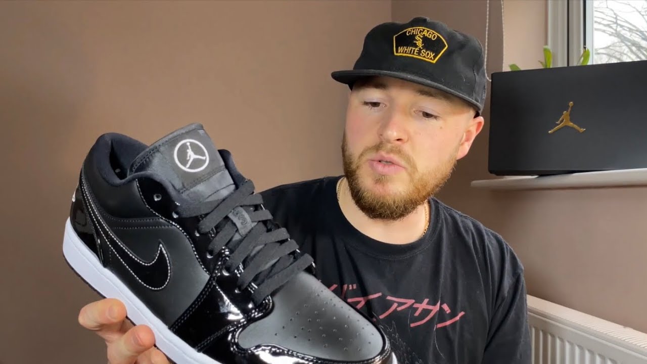 First Thoughts Air Jordan 1 Low Asw Black White All Star Weekend Carbon Fibre Review On Feet Youtube