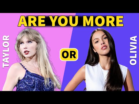 🤔Are You More Like Olivia Rodrigo or Taylor Swift?🎸 AESTHETIC QUIZ