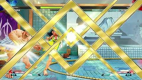 Laura vs E. Honda (Hardest AI) - Street Fighter V | 4K 60FPS HDR