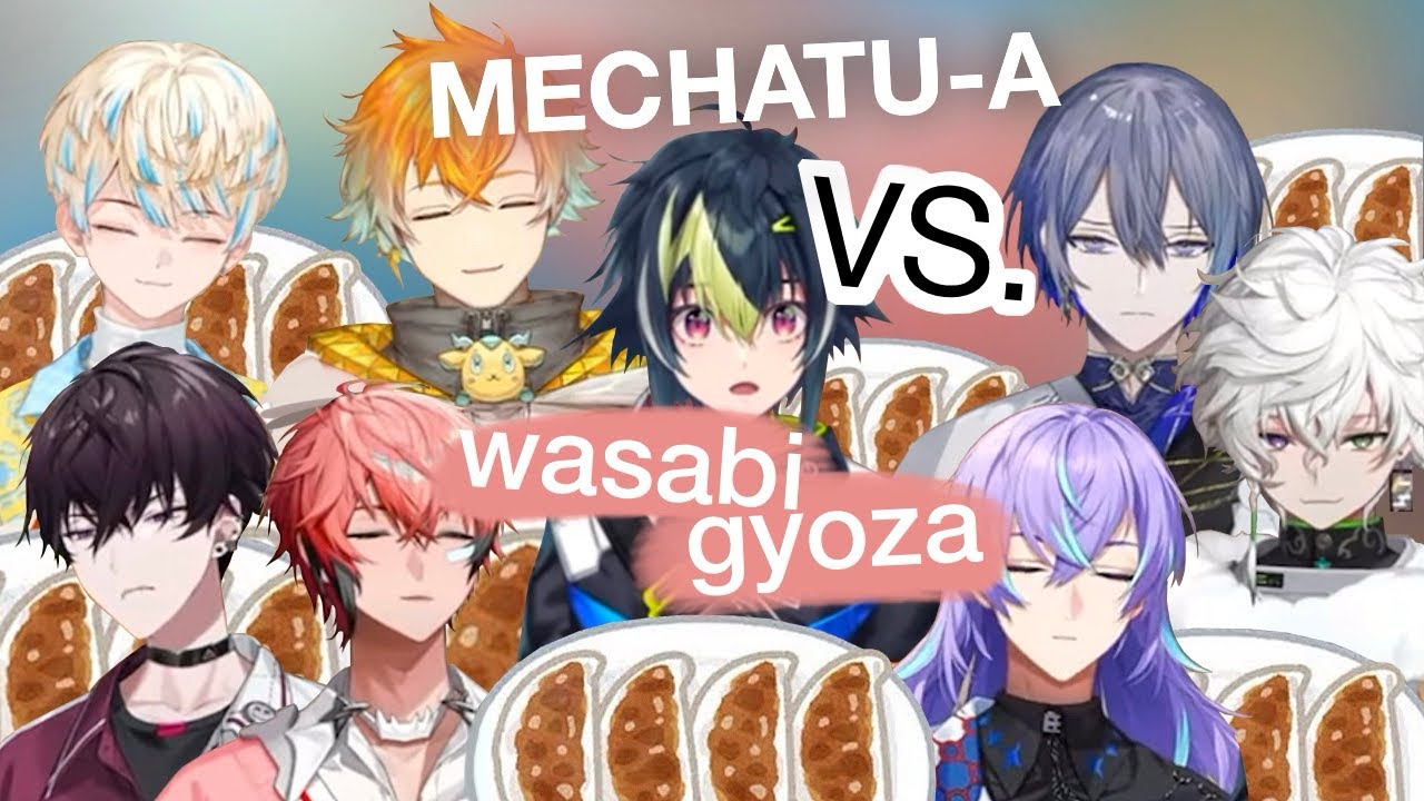 (eng sub) Mechatu-A & wasabi gyoza reactions🥟 | Nijisanji Oriens Dytica Funny Moment Highlight にじさんじ
