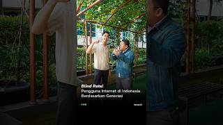 Blind Rate! Indonesian Internet Users by Generation #DataAwareness #StatisticsEducation