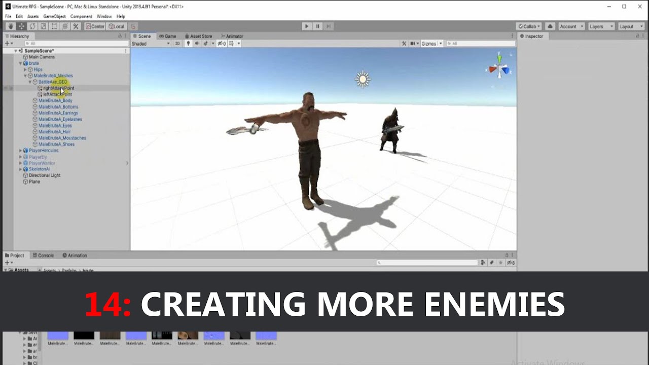 RPG Game With Unity in Urdu / Hindi | #14 Creating More Enemies - YouTube