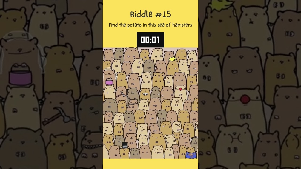 Can you find this potato?🥔🧐