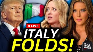 🚨 Italy FOLDS! Giorgia Meloni Bows to Trump—Reverses on NATO, Iran & Immigration | Trish Regan Show