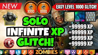 BO6 Zombies - NEW SOLO UNLIMITED XP GLITCH AFTER PATCH (EASY LEVEL 1000 GLITCH) BO6 Zombies Glitch
