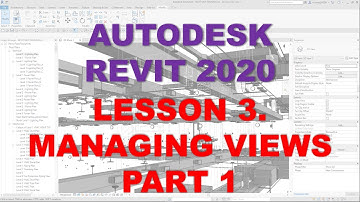 REVIT MEP 2020 - STEP BY STEP TUTORIAL 3 - MANAGING VIEWS PART 1