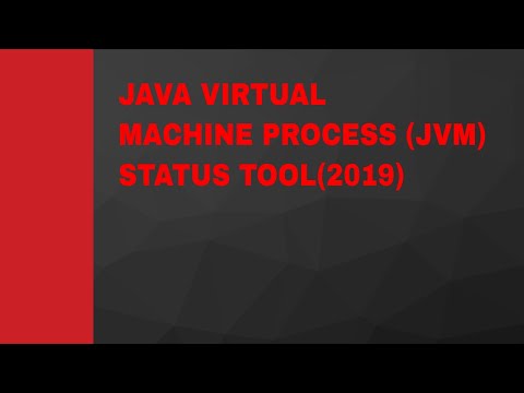 Java Virtual Machine Process(JVM)  Status Tool(2019) #jvm #java