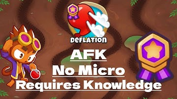 BTD6 | Muddy Puddles Deflation Guide | Fully AFK | No Micro