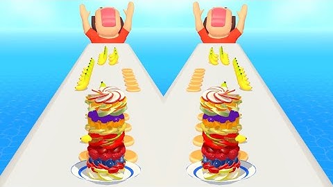 Pancake Run 🍎🍑🥞 MAX LEVELS All Levels Gameplay Walkthrough Android, iOS BIG UPDATE!!!