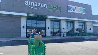AMAZON Fresh Now Open at Elk Grove California #familyvlog