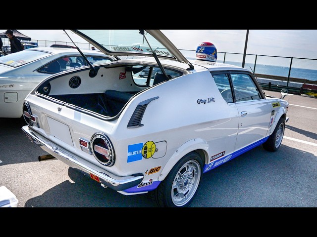 日産 チェリークーペ X-1R でジムカーナ！【Cars and】SHCC 大磯