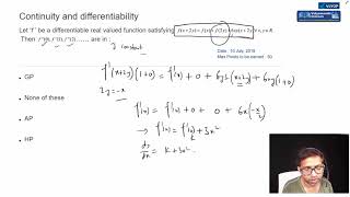 JEE Math Practice Daily Problem - 10th July 2018