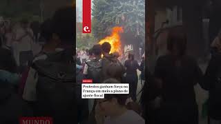 Protestos ganham força na França em meio a plano de ajuste fiscal